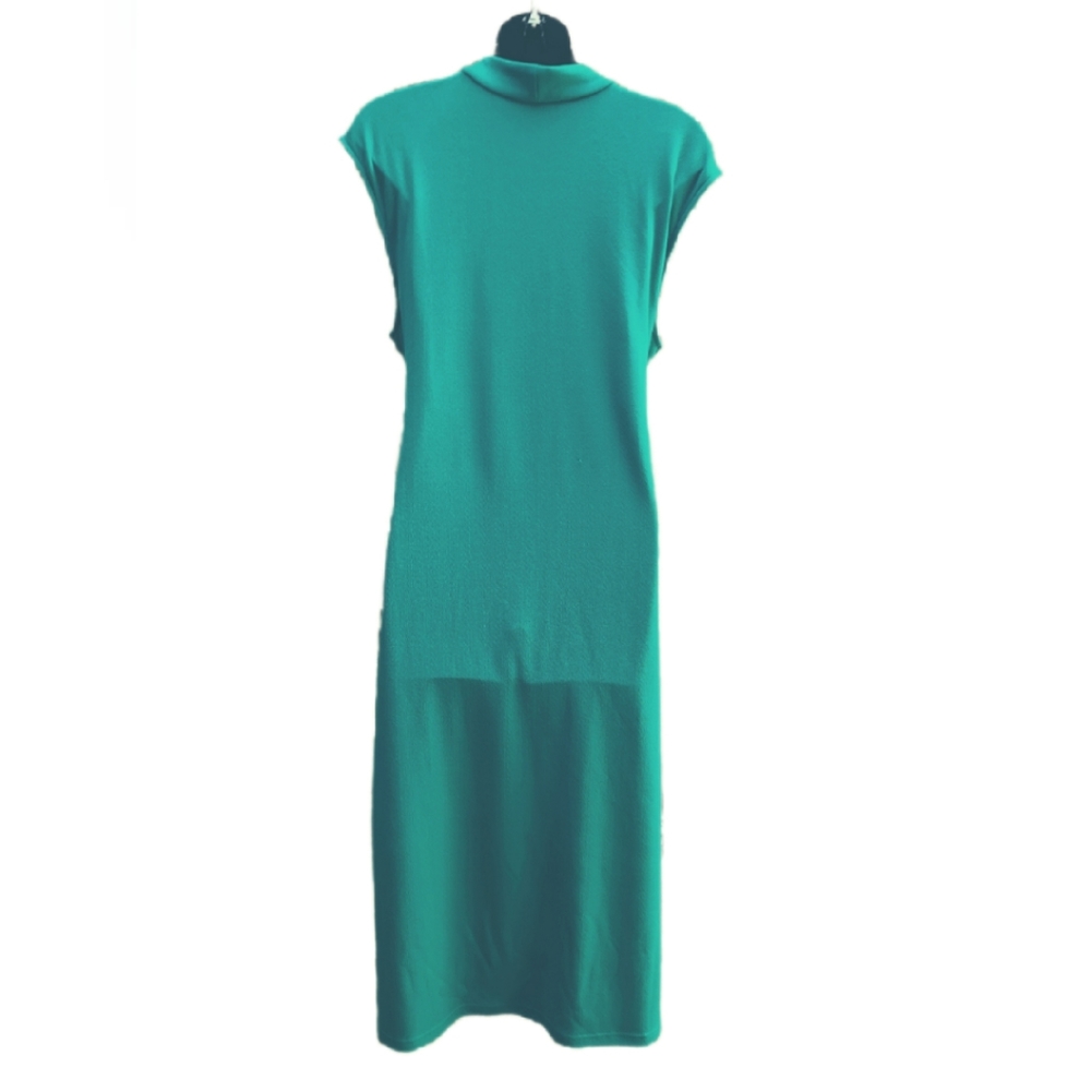 ISAAC MIZRAHI LIVE PEBBLE KNIT TIE FRONT DRESS - Picture 3 of 4